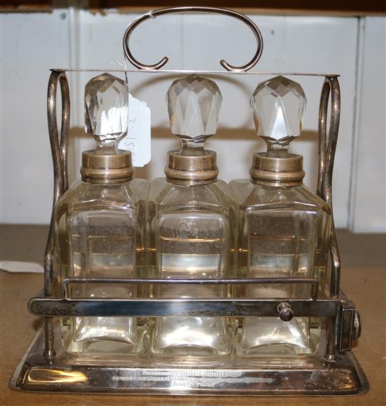 Hobbs & Co plated tantalus